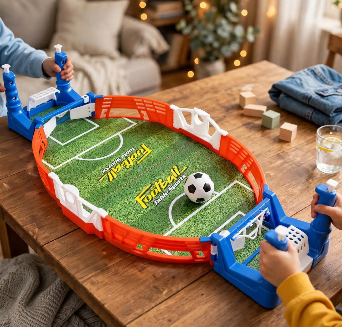 Mini Football Board Match Game Kit Tabletop Soccer